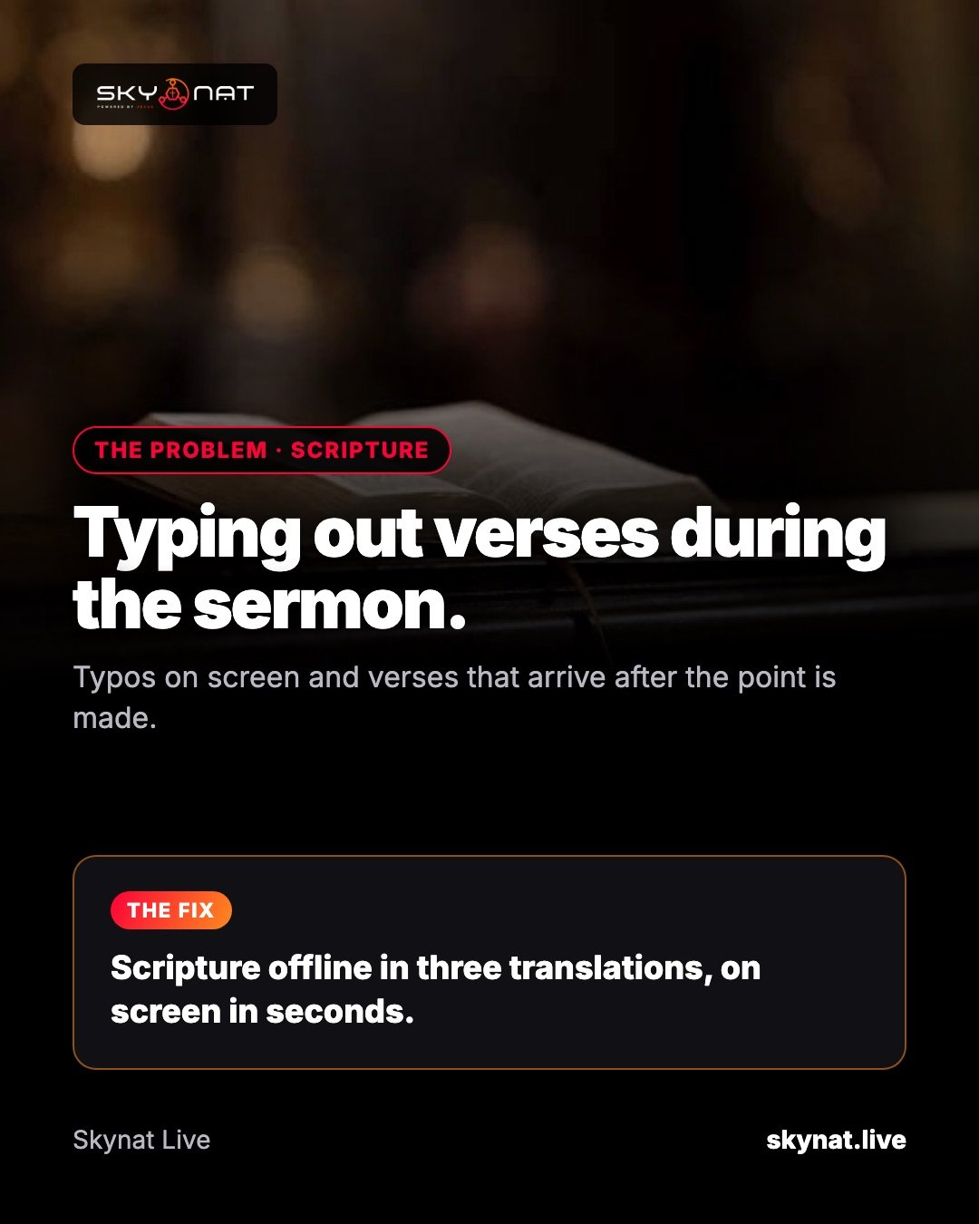 Best Bible software for church projection and live streams