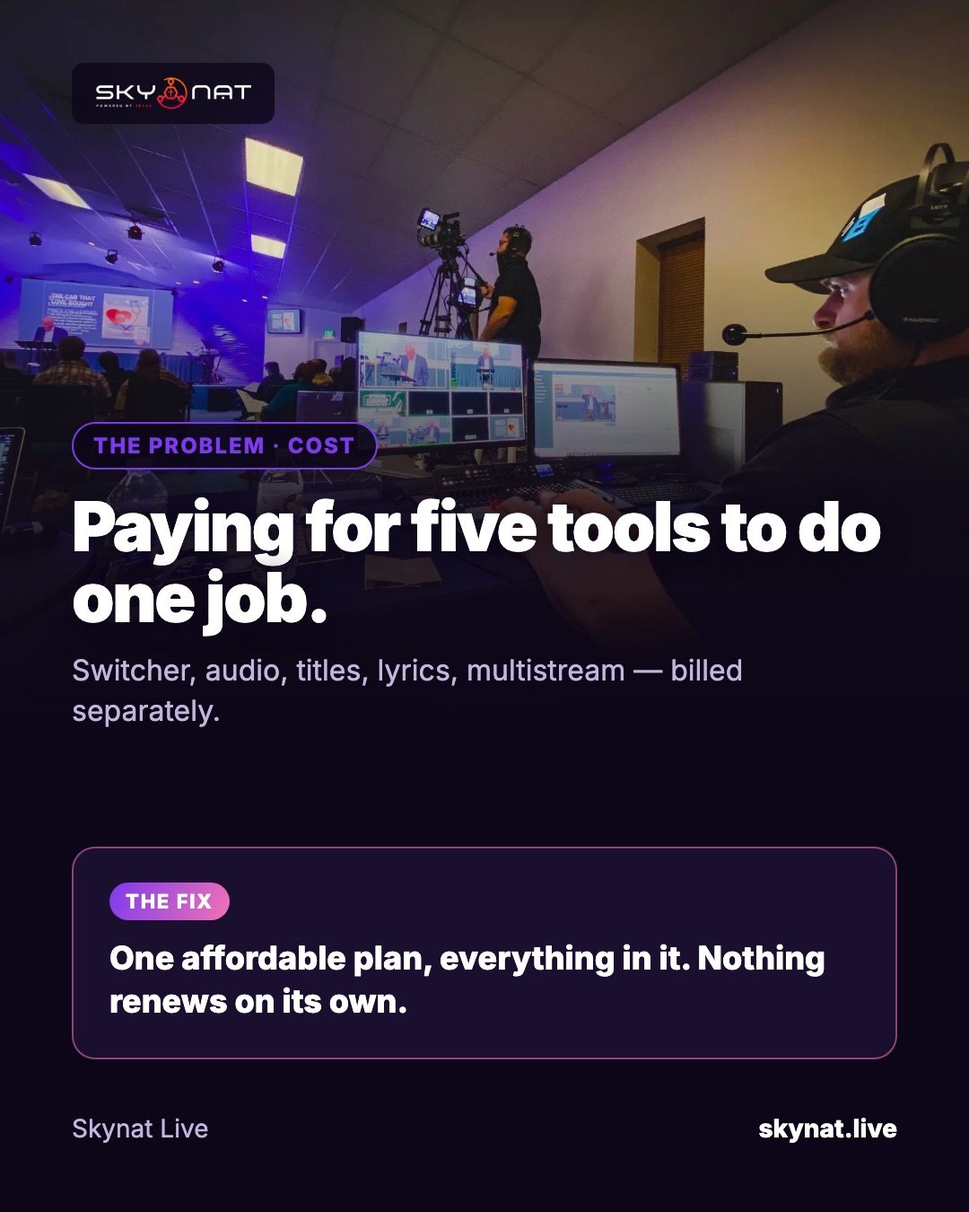 Best live streaming software for church in 2026 (and what it really costs)