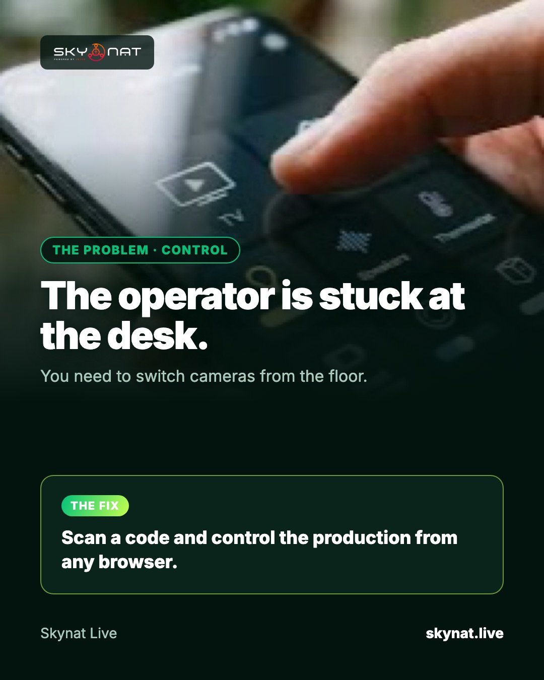 How to control your live stream from a phone (switch cameras from anywhere)