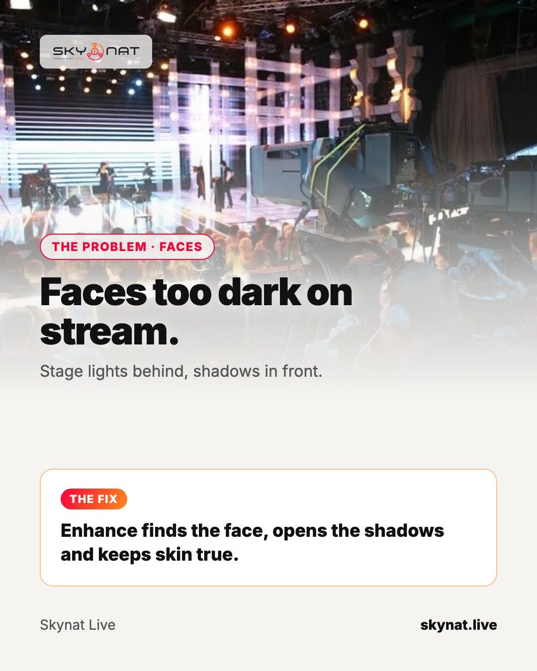 Faces too dark on your live stream? How to fix backlit and shadowed faces