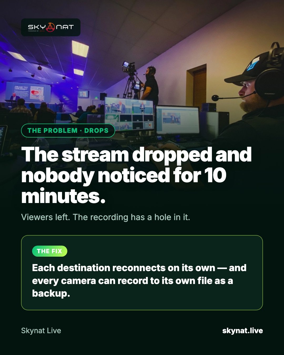 Live stream keeps disconnecting? How to stop drops (and recover when they happen)