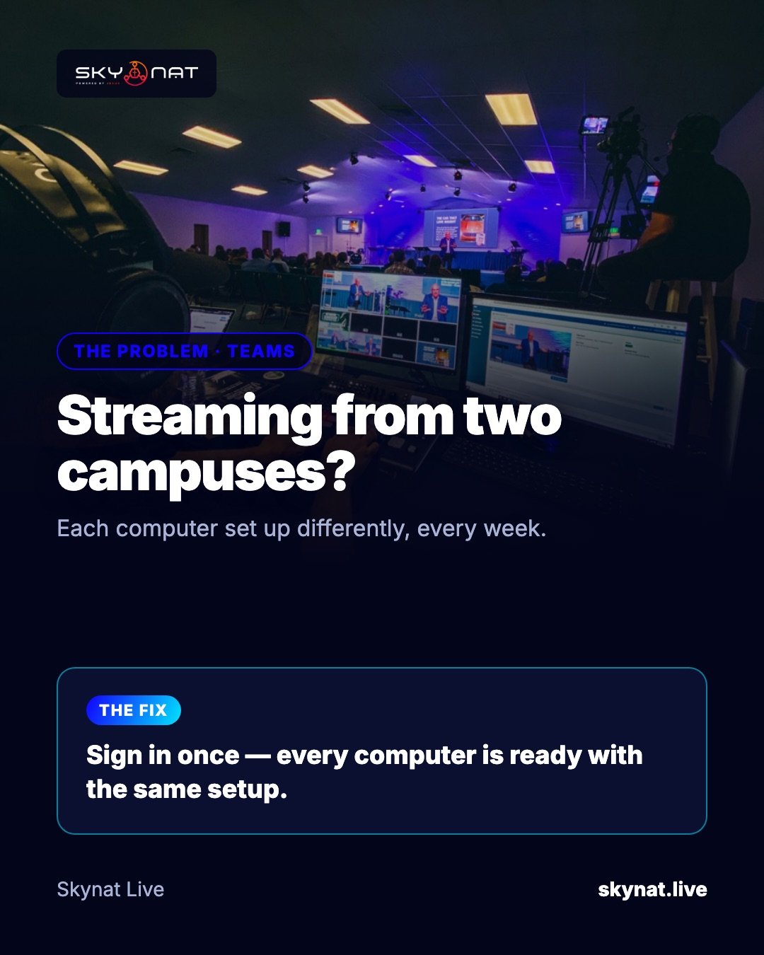 Best live streaming software for multi-campus churches and teams