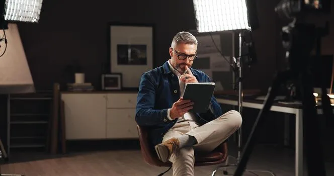 A remote contributor joining a production