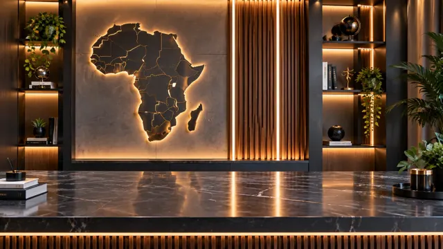 Africa desk virtual set