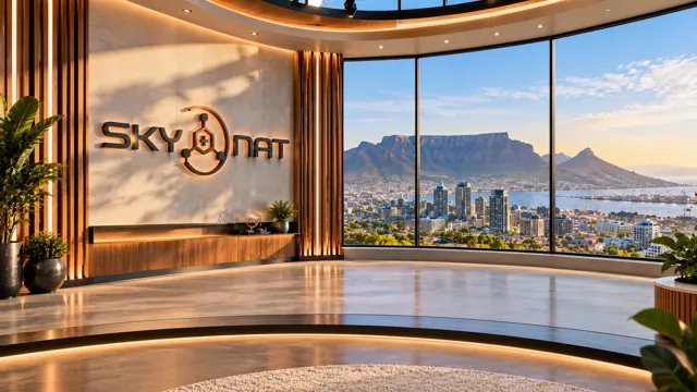 Cape Town Day virtual studio set