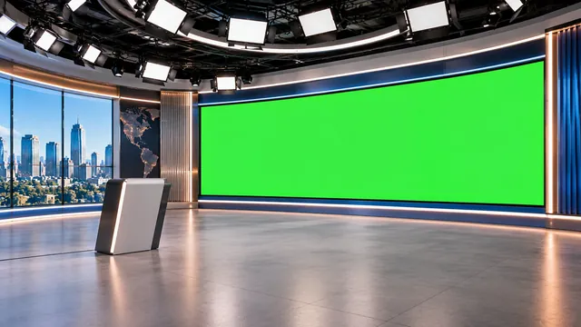 Video Wall virtual studio set